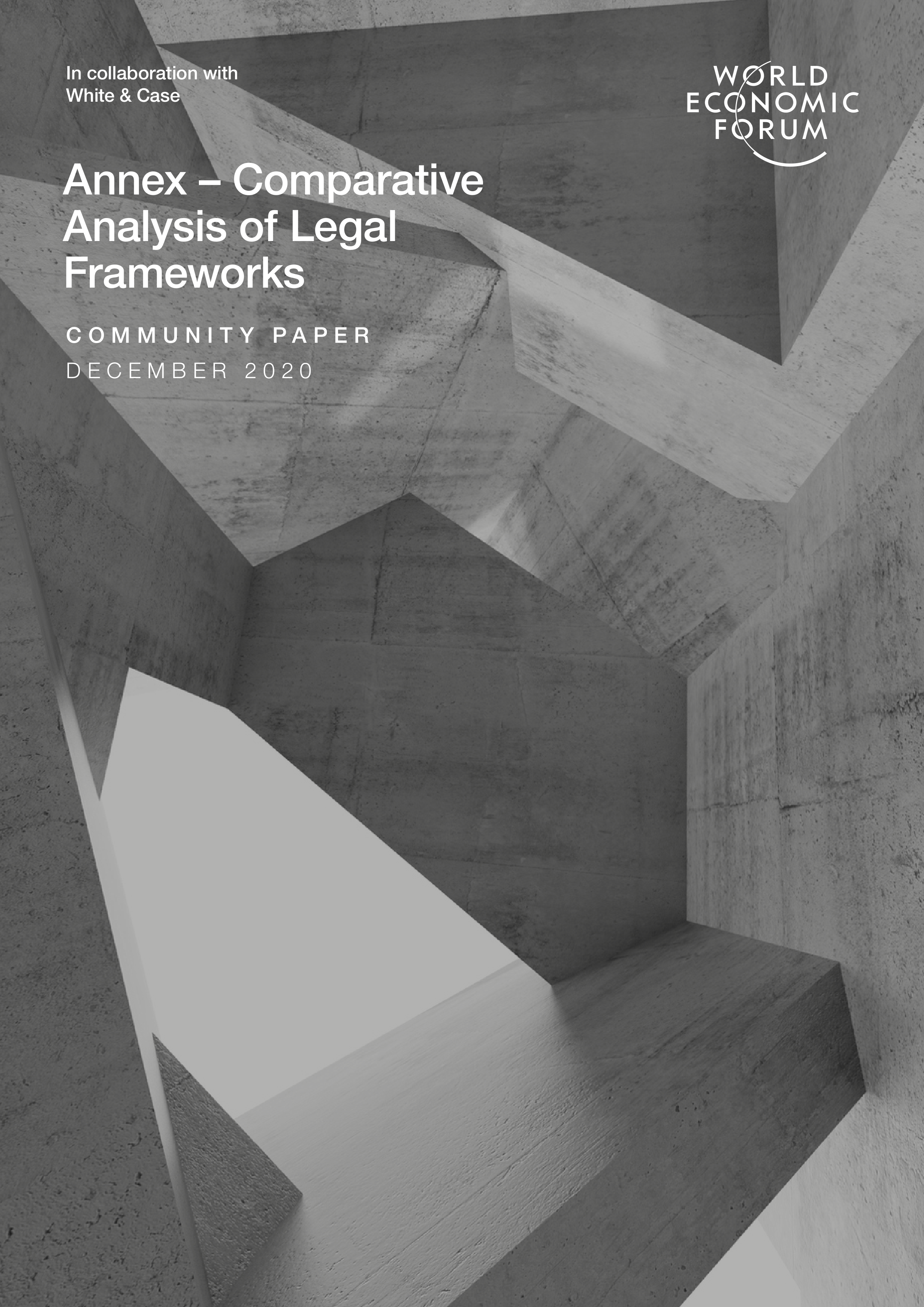 Annex – Comparative Analysis of Legal Frameworks, December 2020