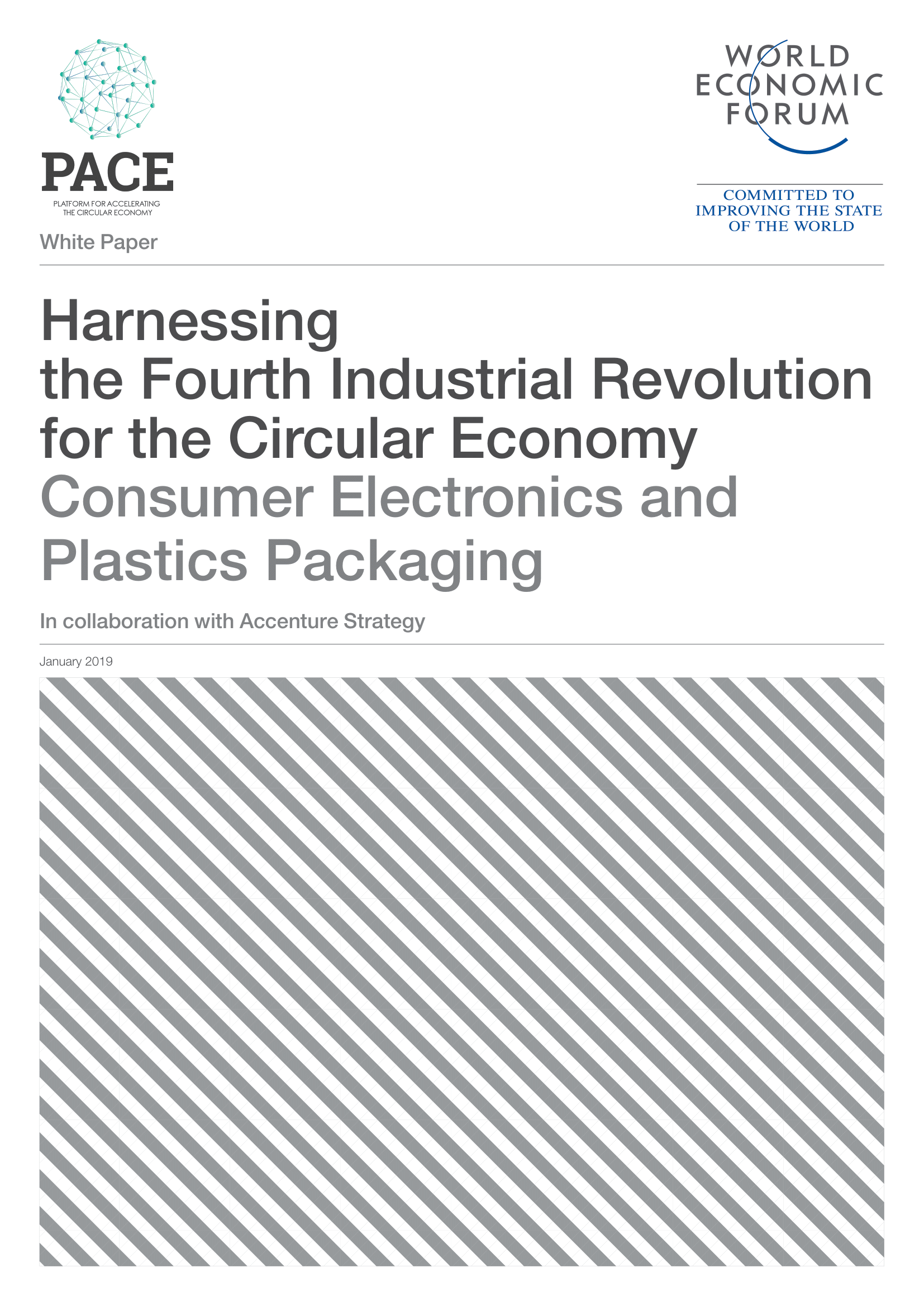 Harnessing the Fourth Industrial Revolution for the Circular Economy Consumer Electronics and Plastics Packaging