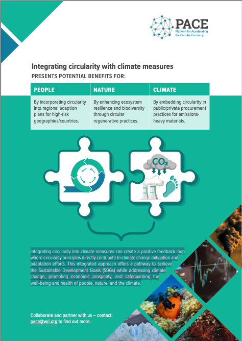 Integrating circularity with climate measures