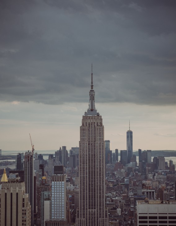 Empire State Building in Cloud