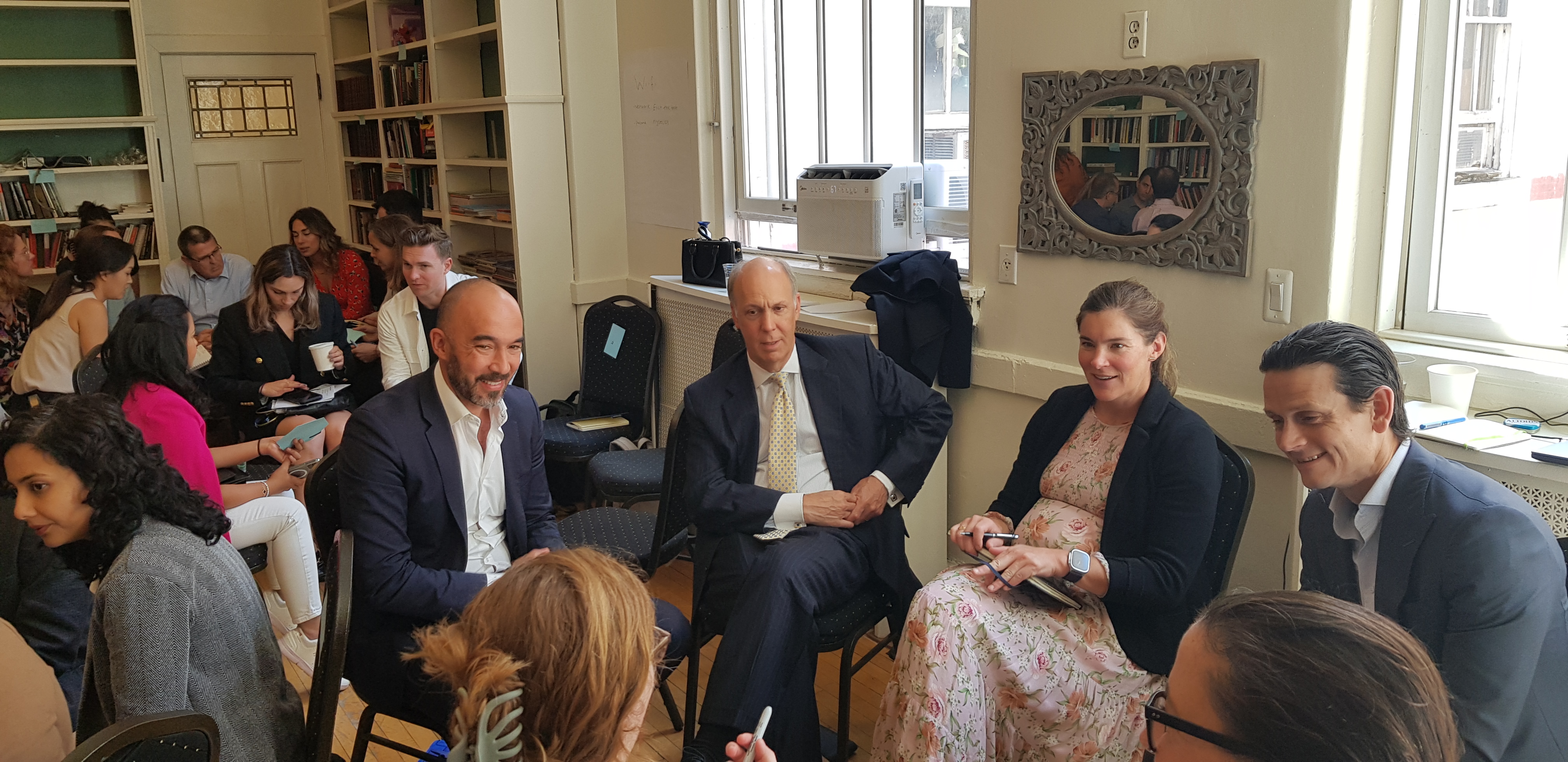 Carefully-selected participants collaborate to identify the mental models and systemic barriers that are delaying mineral circularity in North America. PACE collective strategy workshop New York Climate Week 2023.